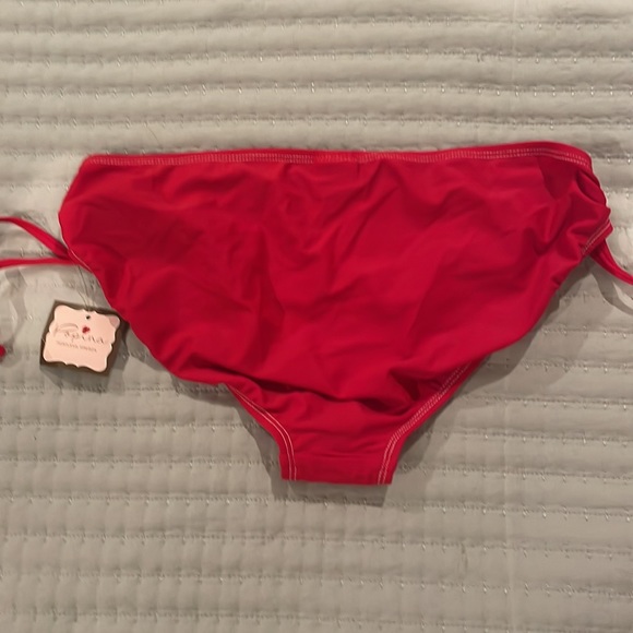 Red Draw Cord Hipster - Picture 2 of 4